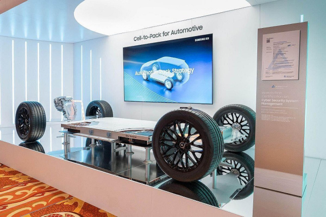 삼성SDI가 ‘CES 2025’에서 공개한 전고체 배터리 등 혁신 배터리 기술. 삼성SDI 제공