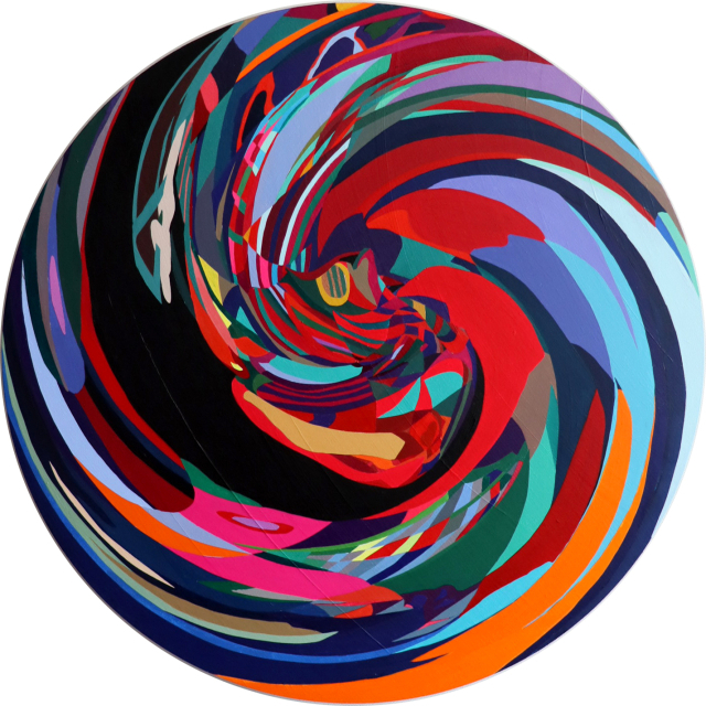 정아씨, 섞이지 않는 공. 레오앤갤러리 제공