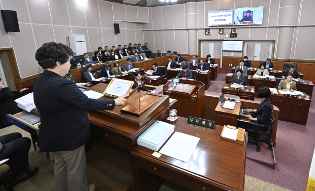 거제시의회는 제258회 임시회 1차 본회의. 사무국 제공