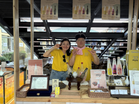 가랑가랑 양조장 박선화 대표와 이주운 양조사.