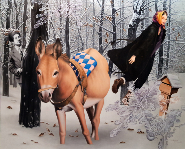 심점환, 겨울 숲에 대하여, 2025. 아리안갤러리 제공