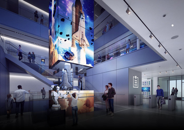 진주시 공립 항공우주분야 전문과학관 내부 조감도. 진주시 제공