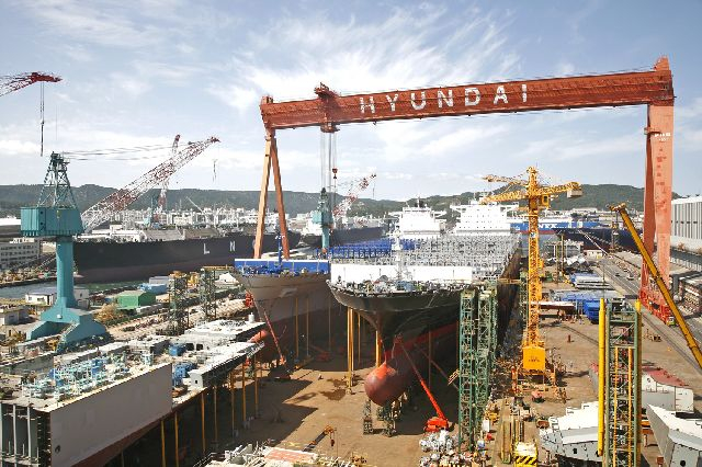 울산시 현대중공업 생산공장 모습 2025.09.24 부산일보DB