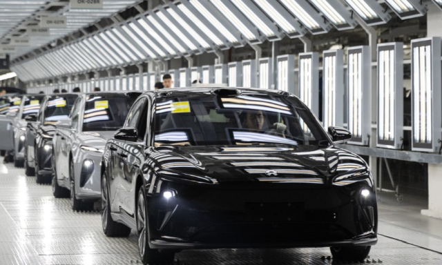 중국 안후이성 허페이에 있는 니오(NIO) 공장. EPA 연합뉴스