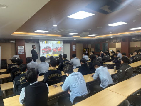 부산자동차마이스터고, 사하고용복지플러스센터와 사회초년생 금융 특강 실시