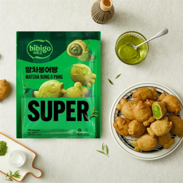 CJ제일제당이 출시한 비비고 말차 붕어빵. CJ제일제당 제공