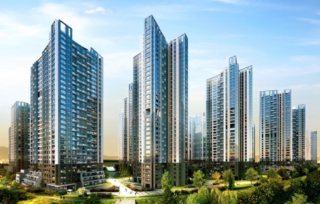 반포 래미안 트리니원 조감도.