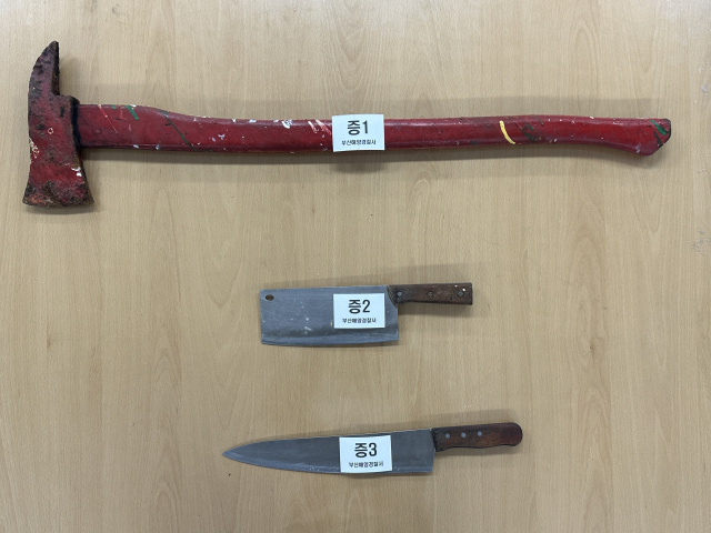 지난 9일 오전 0시께 사하구 감천항에 정박한 파나마 국적 화물선에서 난동을 벌인 혐의(특수상해·특수공갈협박 등)로 40대 남성 갑판장 A 씨 등 베트남 선원 3명이 검찰에 넘겨졌다. 부산해양경찰서 제공