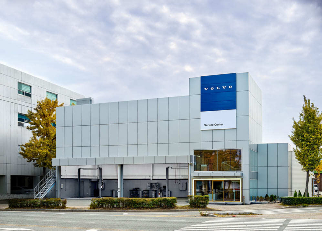 확장 이전한 볼보자동차코리아의 울산서비스센터. 볼보차코리아 제공