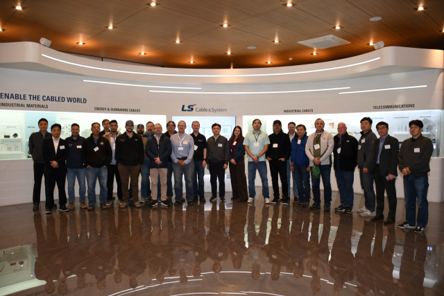 LS전선에 방문한 참가자들. 한전 제공