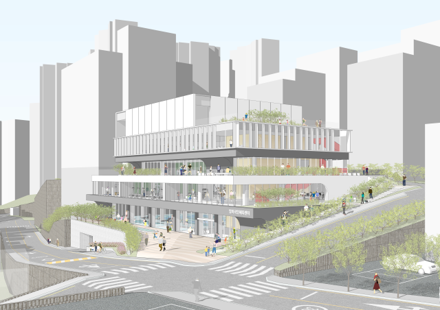 망미국민체육센터 투시도. 가가건축 제공