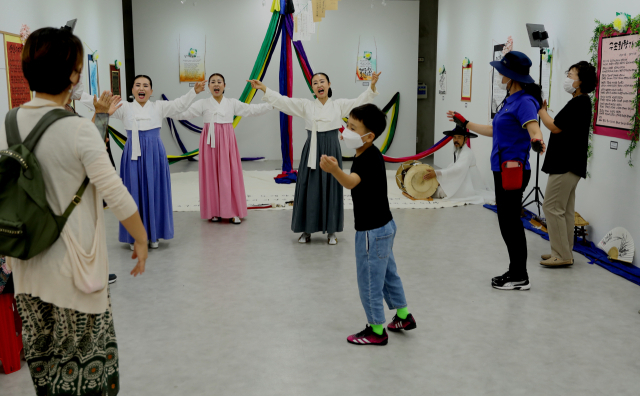 2021년 열린 구포 토속민요전 행사장면. 낙동국악예술원 제공