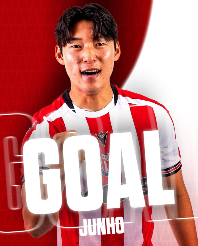 잉글랜드 챔피언십 레스터시티전에서 정규리그 첫 골을 기록한 배준호. 부산일보DB