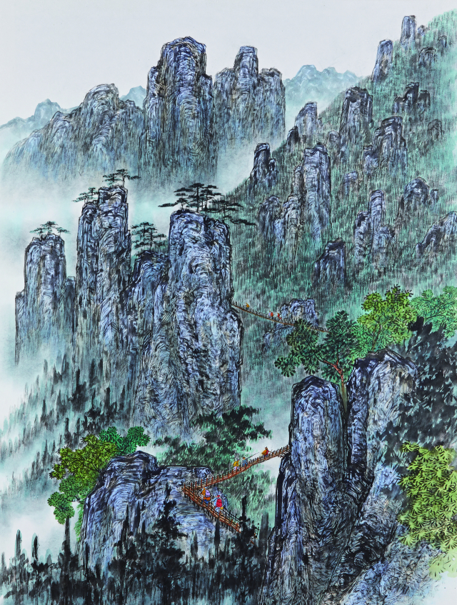 제51회 부산미술대전 우수상을 수상한 한국화 부문 이성기 작가 작품. 부산미술협회 제공