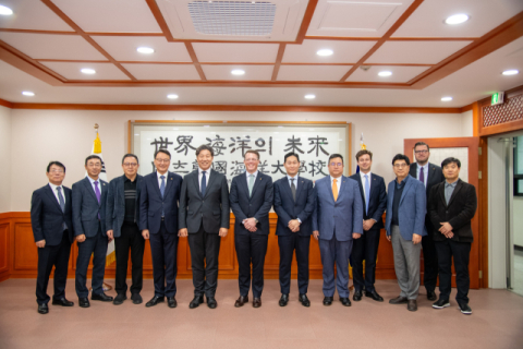 한국해양대, 美한화쉬핑 경영진과 글로벌 해양 인력 양성 논의