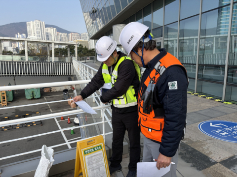 부산항만공사, 부산항 북항 재개발사업 건설현장 특별 안전점검 실시