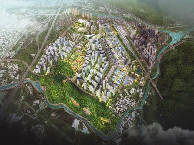 KTX울산역 복합특화단지(별칭 뉴온시티) 조감도. 울산시 제공