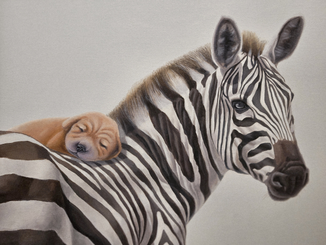 크리스마스 듀엣전 노혜정 작가 작품. 갤러리마레 제공