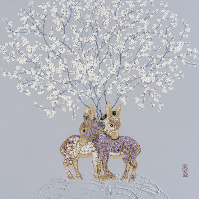 최지윤, 사랑하놋다2402, 2024. 레오앤 갤러리 제공