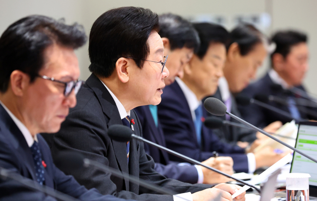 이재명 대통령이 9일 서울 용산 대통령실에서 열린 국무회의에서 발언하고 있다. 연합뉴스