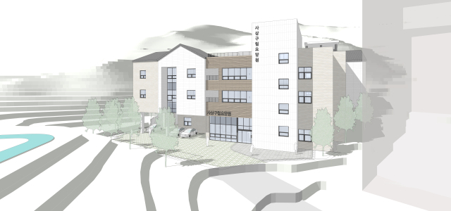 부산 사상구 모라동에 추진되고 있는 공립 치매 전담형 노인요양시설 조감도. 부산 사상구청 제공