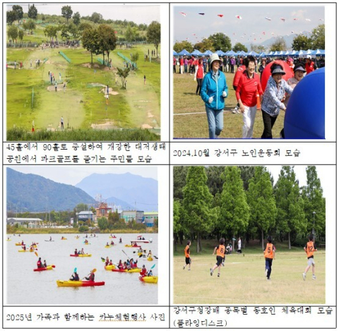 부산 강서구, ‘부산에서 가장 건강한 도시’로 우뚝