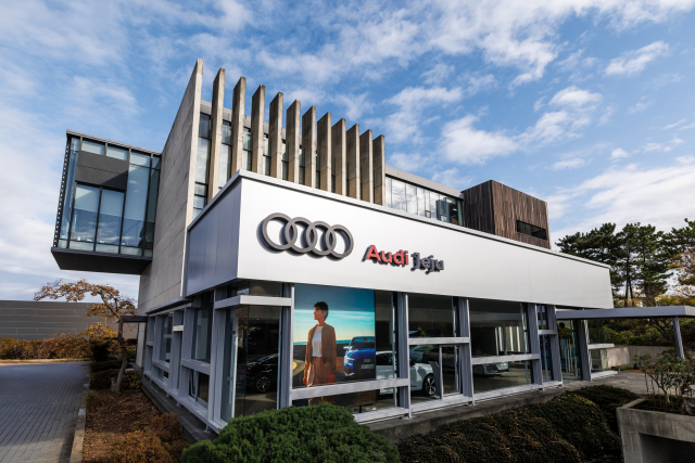 아이언오토의 아우디 제주전시장. 아우디코리아 제공