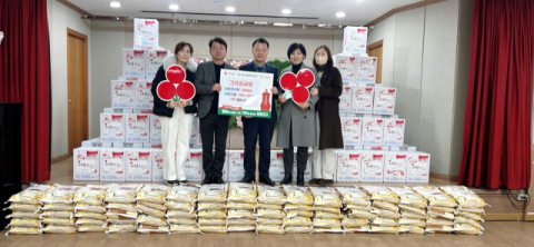 그리심교회, 해운대구 재송2동에 라면 300박스 및 쌀 80포 기탁