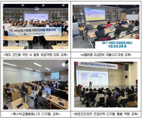 디지털배움터 시상 및 교육 사진