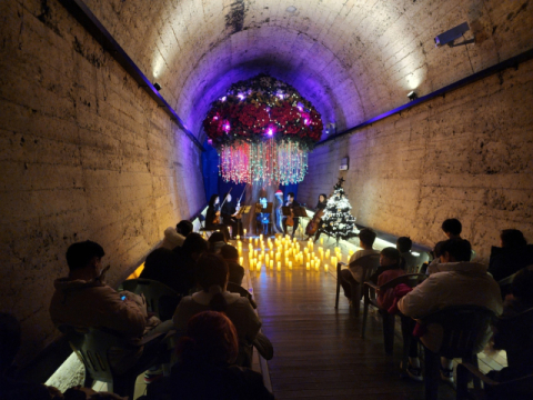 김해 와인동굴서 만나는 크리스마스 이색 콘서트