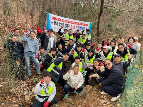 해운대구 반송2동, (주)해동환경과 무단투기지역 합동 정비 실시