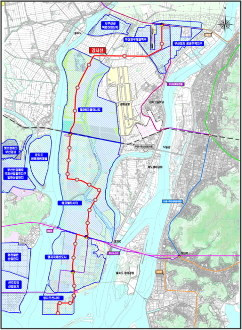대저역~명지신도시 잇는 부산도시철도 강서선 예타 받는다