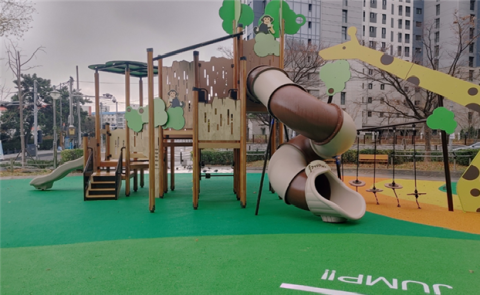 수영구 늘푸른공원, 테마형 어린이놀이시설 새단장 완료