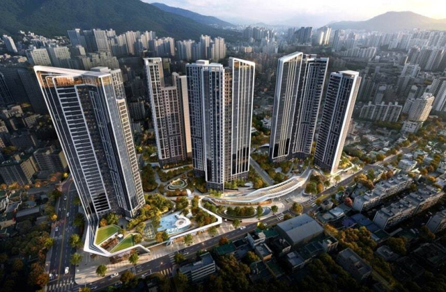 온천5구역 조감도. HDC현대산업개발 제공