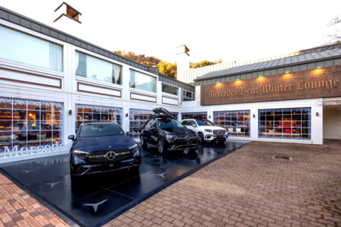 벤츠코리아, 용평스키장서 팝업 ‘윈터 스릴’ 운영