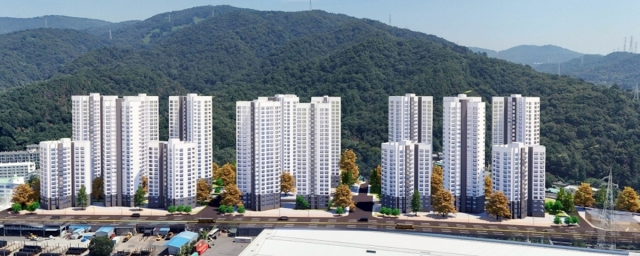 울산시 북구 염포동 중리마을 주택정비 사업 조감도. 울산시 제공