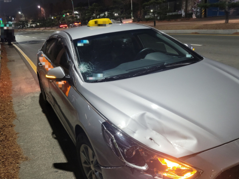 양산서 자전거 끌고 도로 건너던 60대 택시에 받혀 숨져