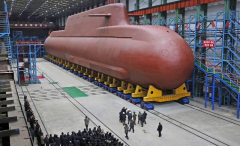 [포토뉴스] 북한, 핵잠수함 첫 공개