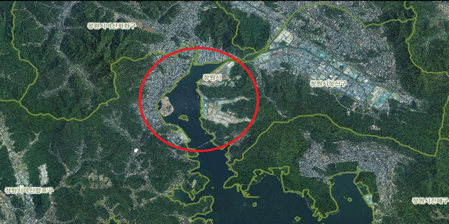 해양수산부가 신규 크루즈 기항지로 선정한 마산항(경남 창원시). 해수부 제공