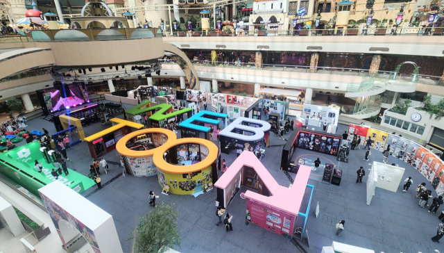 지난 10월 서울 롯데타운 잠실에서 열린 '2025 월드 웹툰 페스티벌' 행사장 전경. 한국콘텐츠진흥원 제공