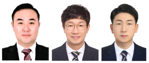 (왼쪽부터) 이상길 교수(교육기부거점지원센터장), 수해양산업교육과 조진호 교수, 이태호 교수.