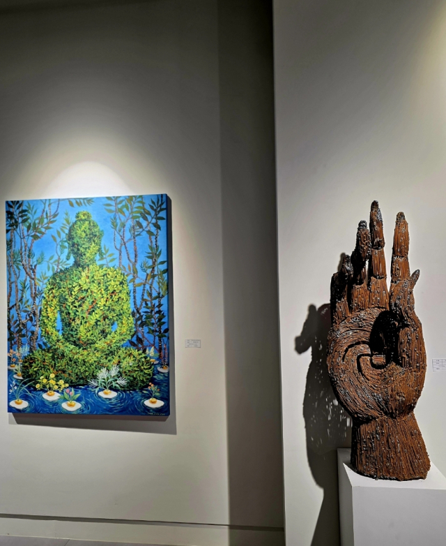 ‘흑멸백흥, 천년의 사유’ 전시 전경. 갤러리 범향 제공