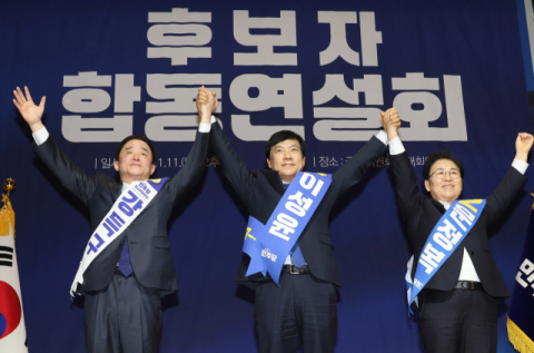 여 원내대표 선거 한병도-백혜련 결선…최고위원엔 강득구·이성윤·문정복