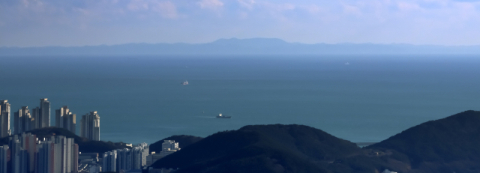 [포토뉴스] 대마도가 바로 눈앞에…