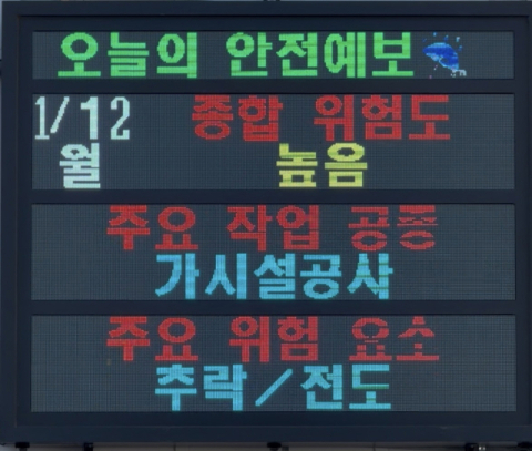 부산도시공사, ‘소규모 건설현장 안전예보제’ 전국 최초 도입·시행