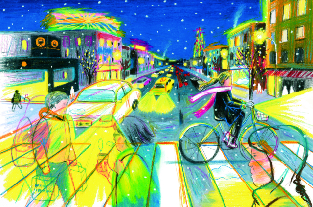 ＜겨울빛＞ 삽화. 사계절 출판사 제공