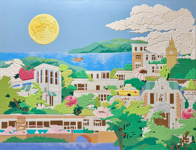 오는 2월 11~27일 부산 부산진구 MG초읍동새마을금고 ‘우리동네 MG갤러리’에서 선보일 서채하 작가 작품(아무 일 없었던 하루, 2025). 김민서 제공