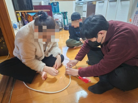 부산 서구, 주거 취약계층에 화재 예방용 소화 패치 배부