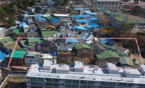 해솔어린이공원 조성 전 사진.