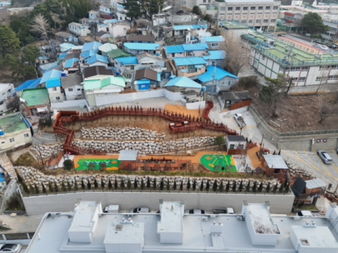 해솔어린이공원 조성 후 사진.